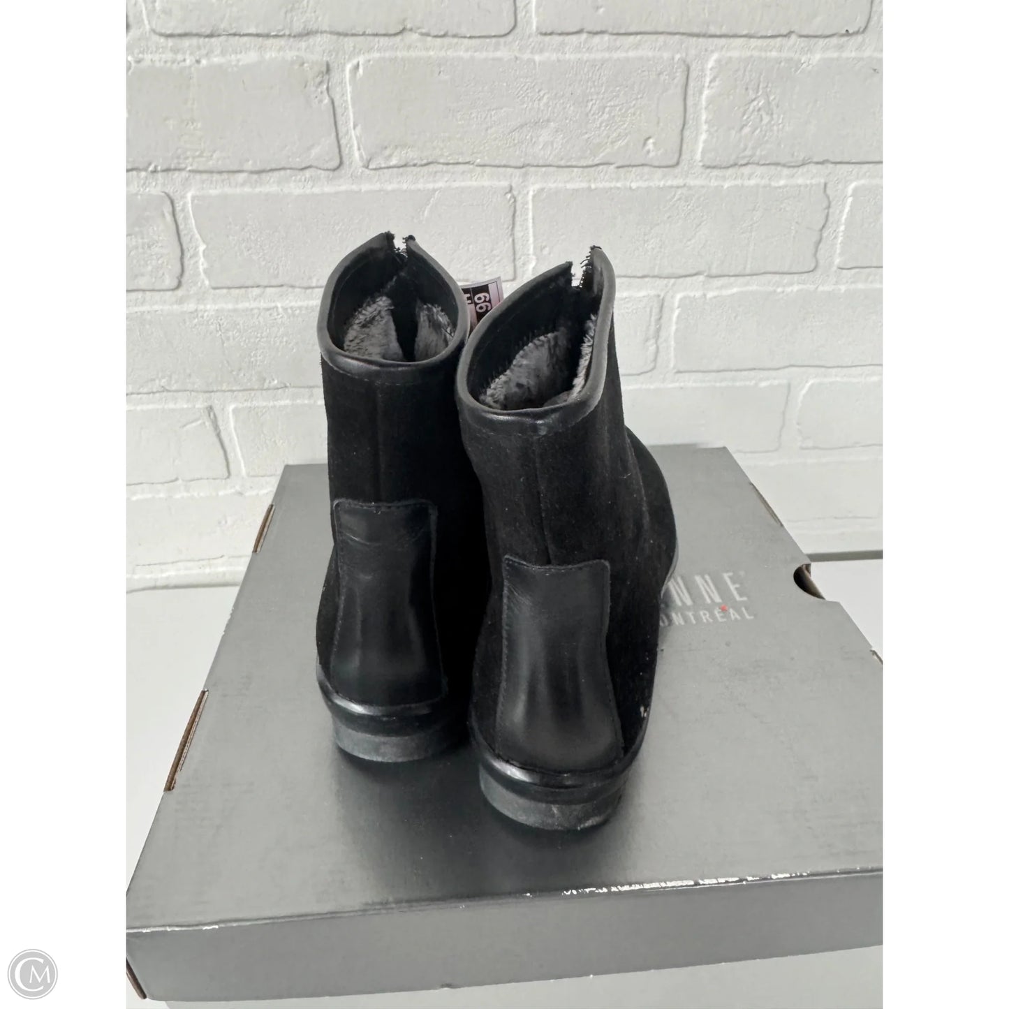 Boots Ankle Flats By Cma In Black, Size: 7.5