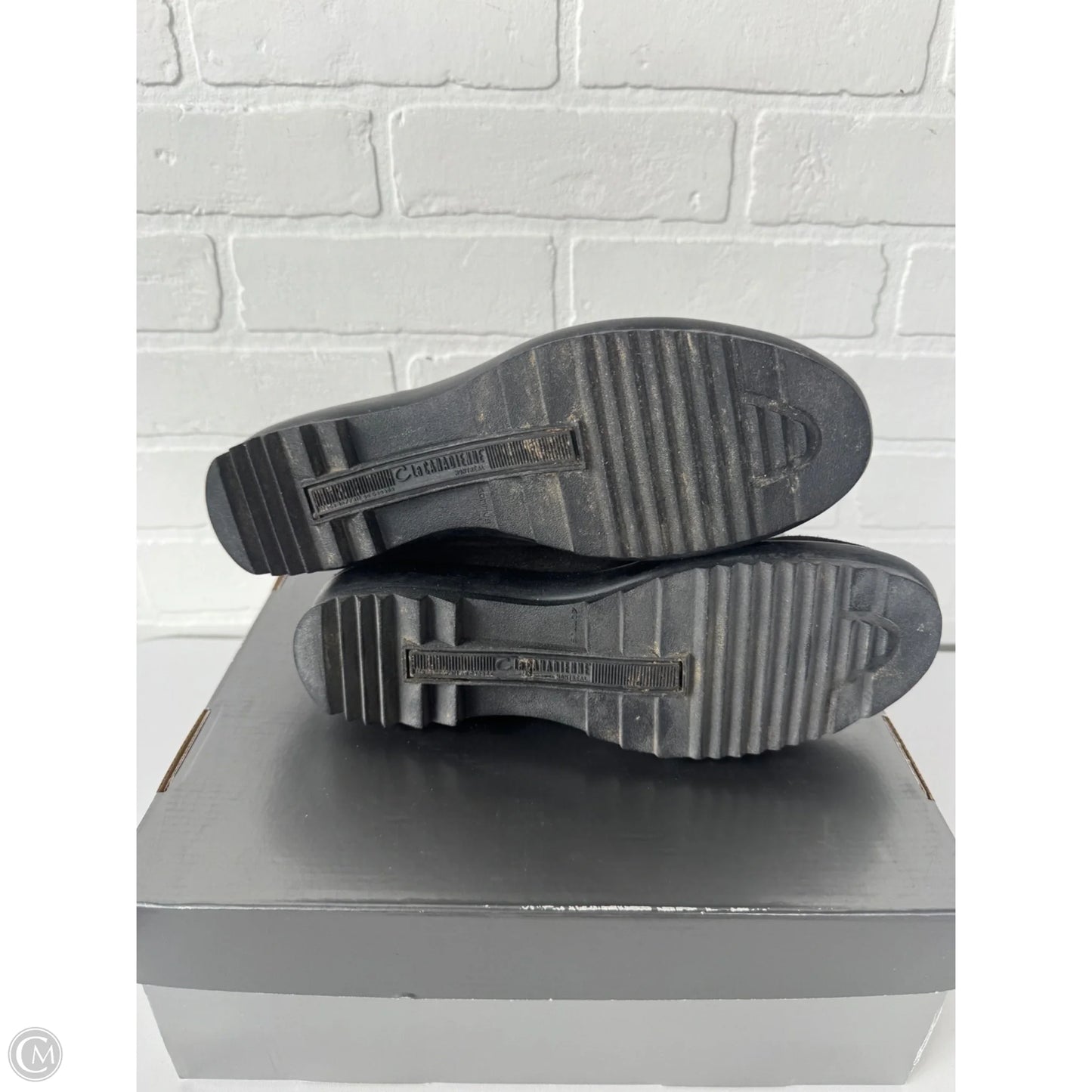 Boots Ankle Flats By Cma In Black, Size: 7.5