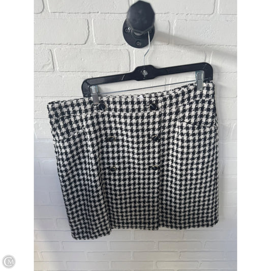Skirt Mini & Short By Talbots In Black & White, Size: 14