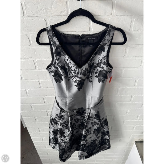Dress Party Midi By White House Black Market In Black & Grey, Size: S