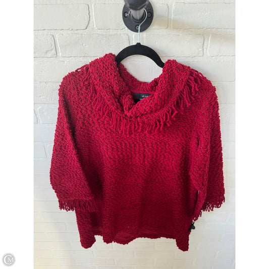 Sweater By Ali Miles In Red, Size: M