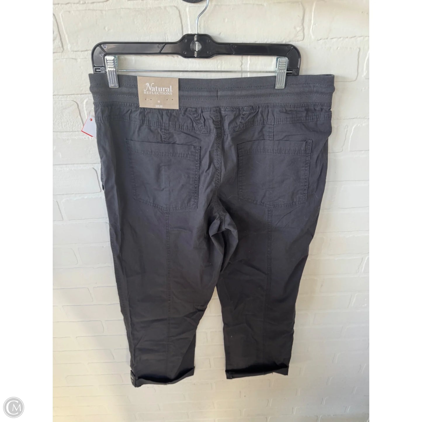 Pants Cargo & Utility By Natural Reflections In Grey, Size: 10