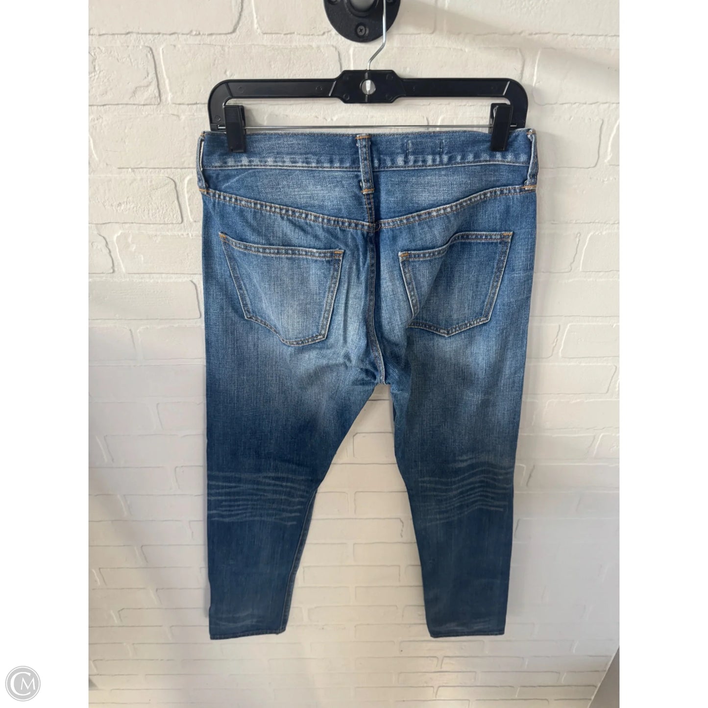 Jeans Straight By Gap In Blue Denim, Size: 2