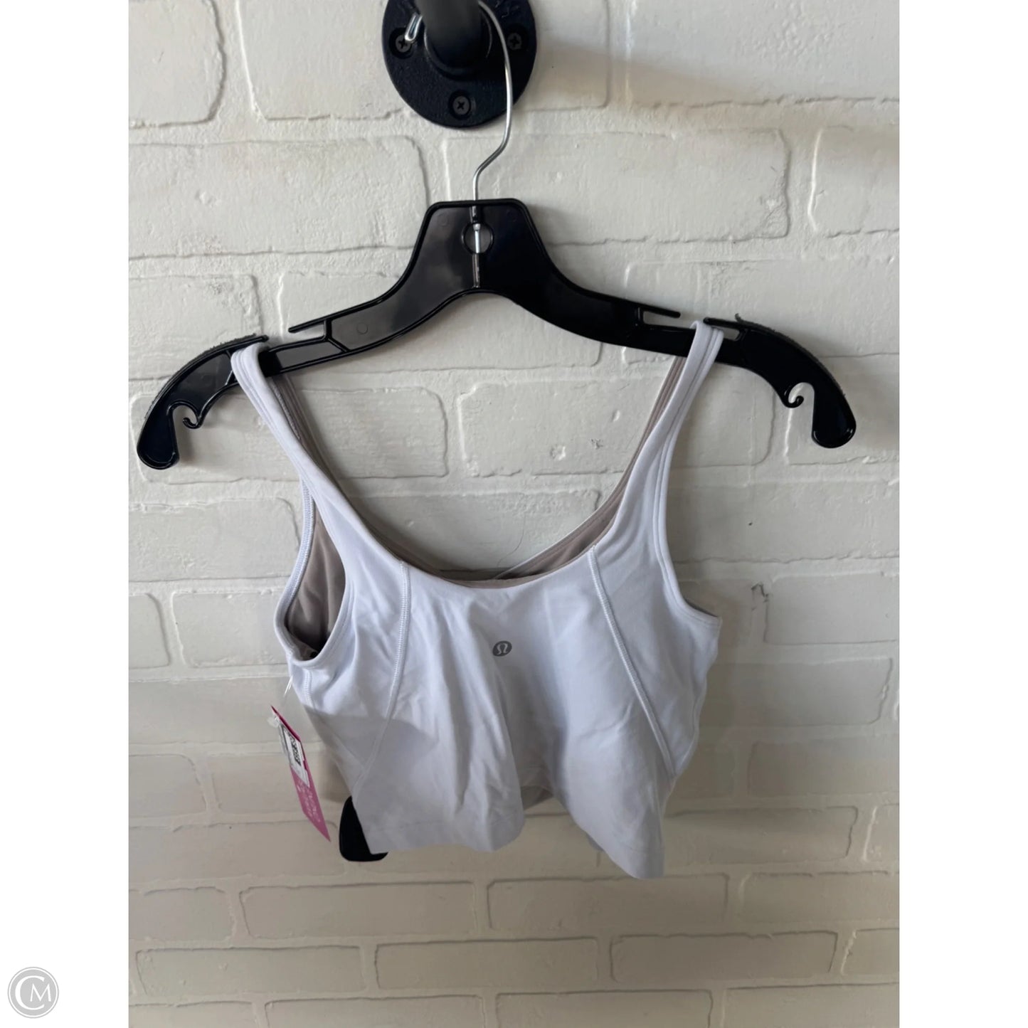 Athletic Bra By Lululemon In White, Size: S