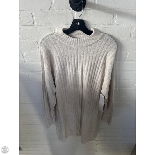 Dress Sweater By Hilary Radley In Cream, Size: Xl