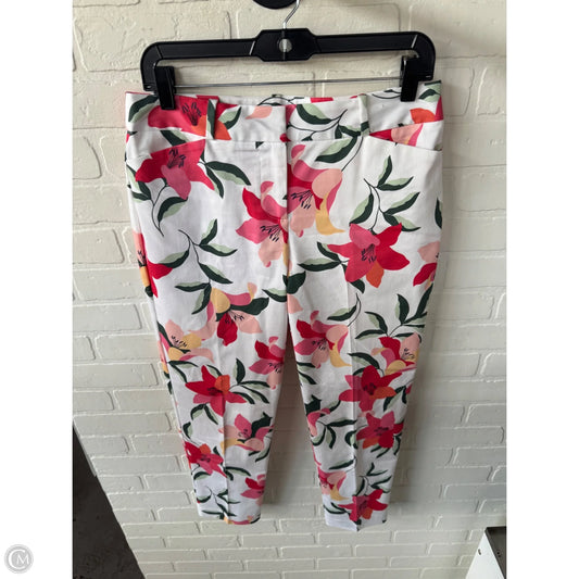 Pants Chinos & Khakis By Liz Claiborne In Pink & White, Size: 4