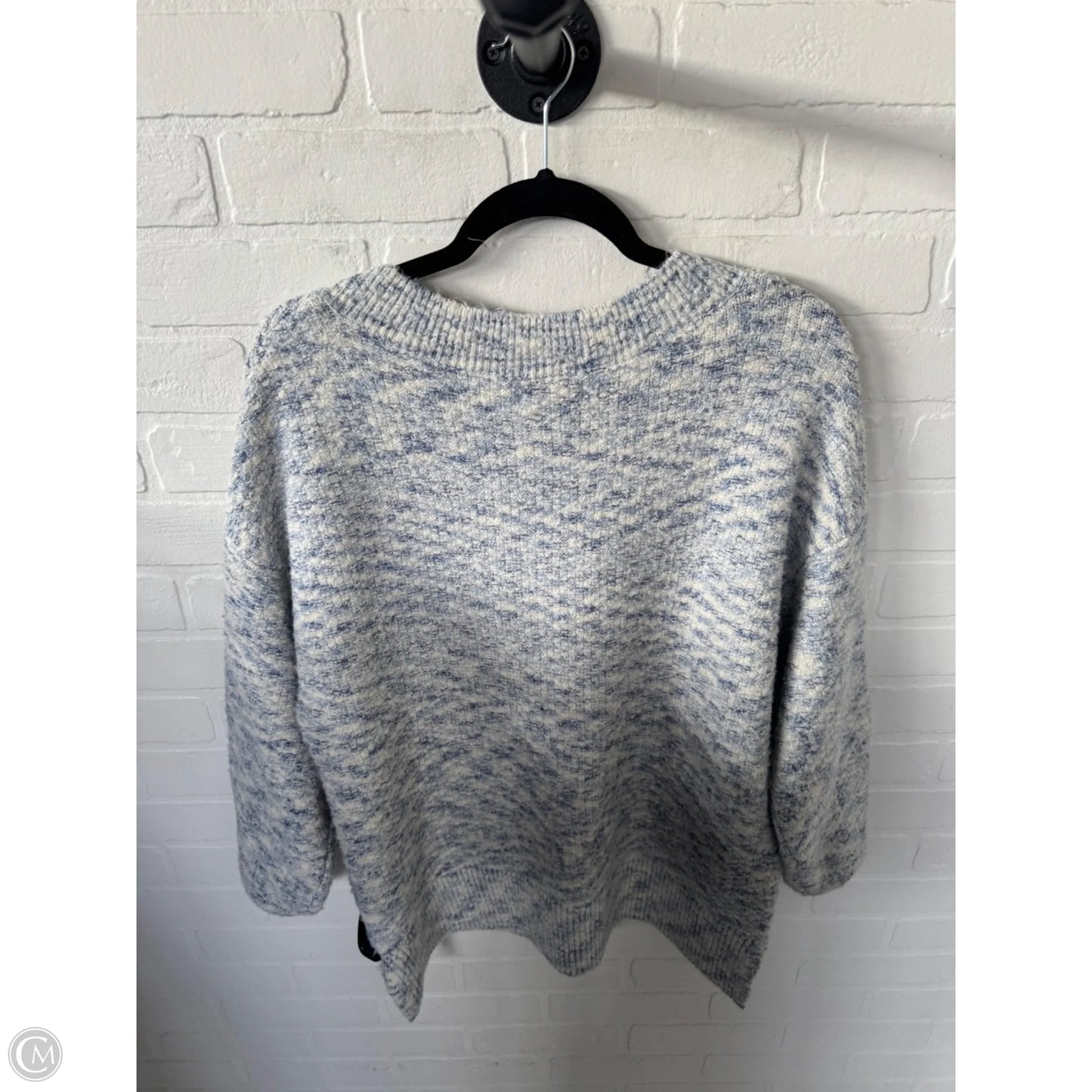 Sweater By Lc Lauren Conrad In Blue & White, Size: S