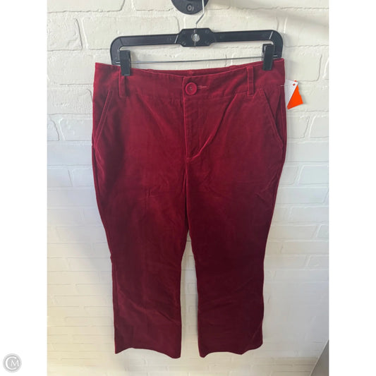 Pants Dress By Cabi In Red, Size: 8