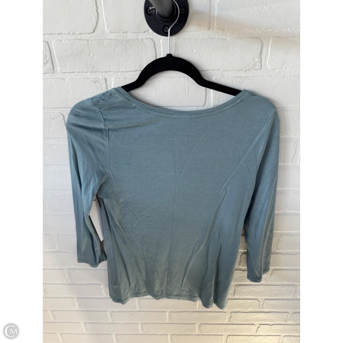 Top 3/4 Sleeve By Talbots In Blue, Size: Mp