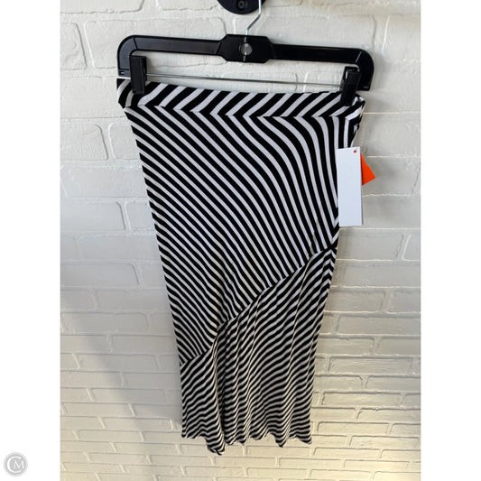 Skirt Maxi By Cha Cha Vente In Black & White, Size: 8p