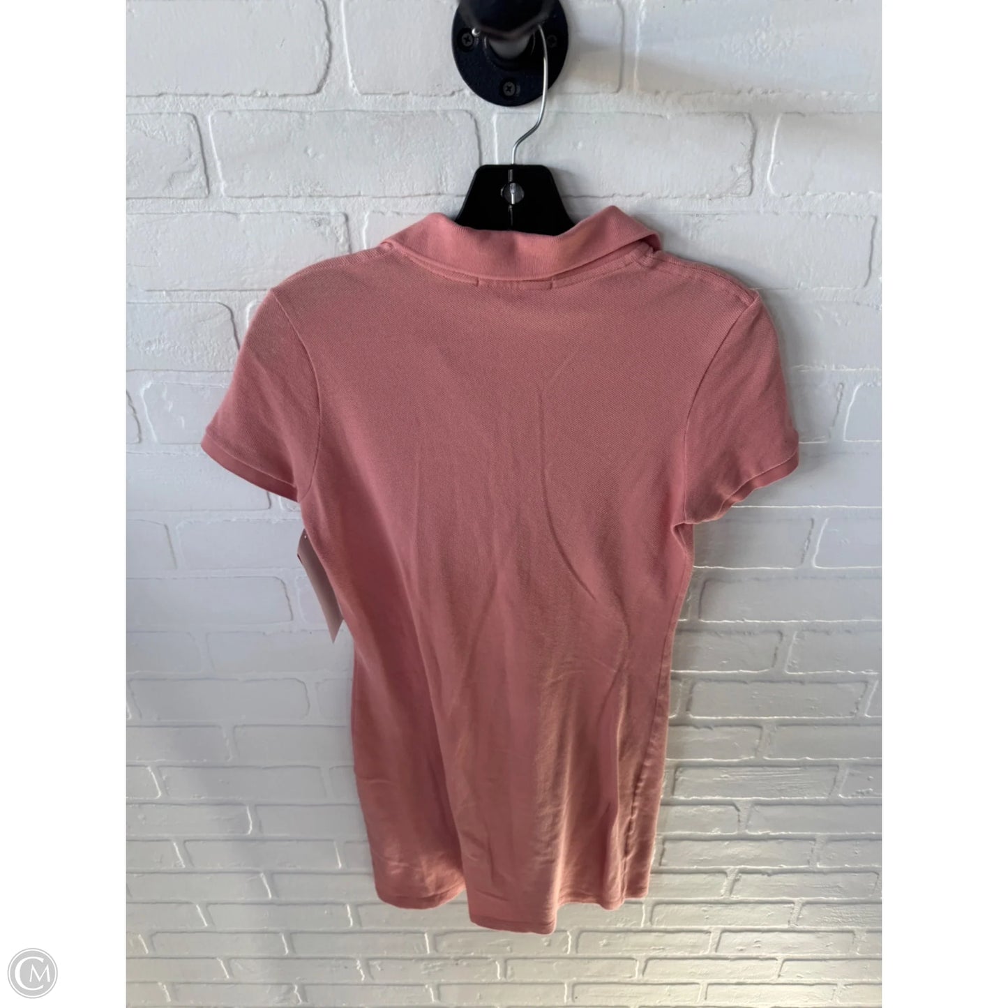 Dress Casual Short By Lacoste In Orange & Pink, Size: M