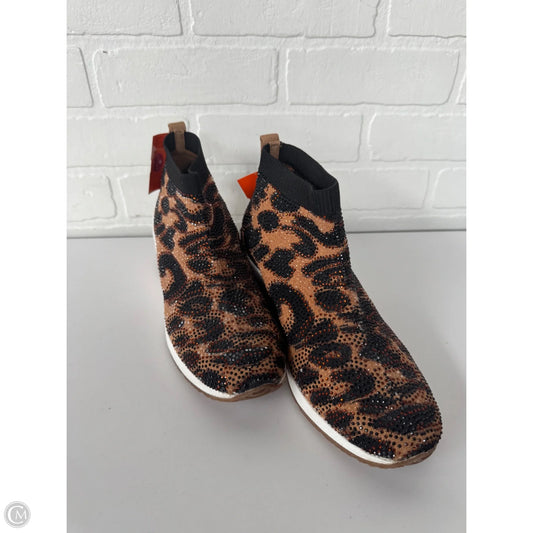 Shoes Heels Wedge By Alex Marie In Animal Print, Size: 7