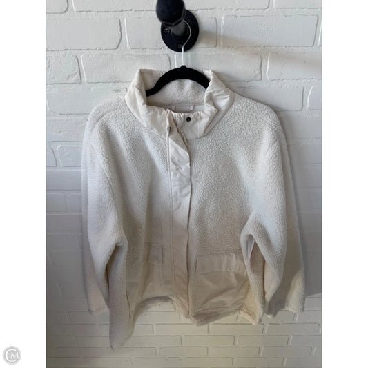 Jacket Fleece By Members Mark In Ivory, Size: Xxl