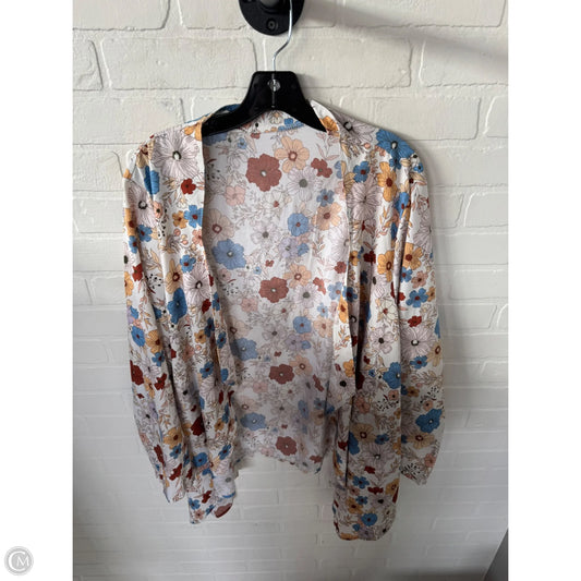 Kimono By Cme In Brown & Cream, Size: 2x