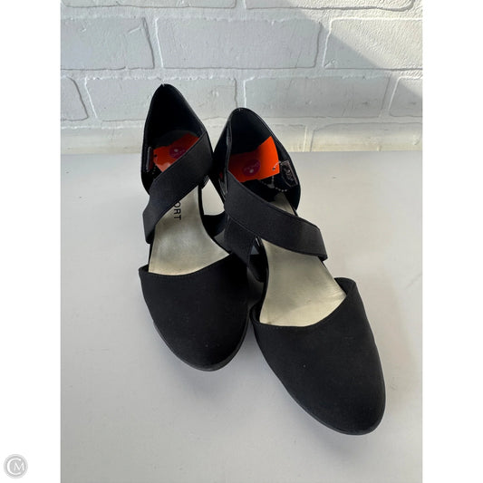 Shoes Heels Wedge By Anne Klein In Black, Size: 7.5