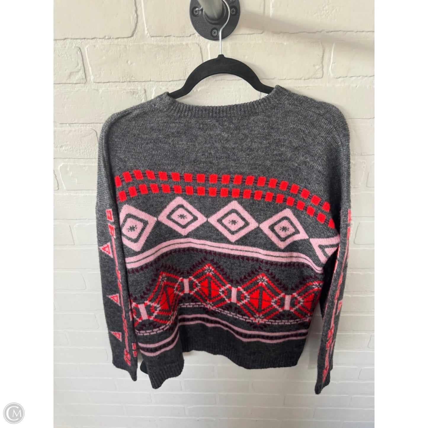 Sweater By J. Crew In Grey & Silver, Size: L