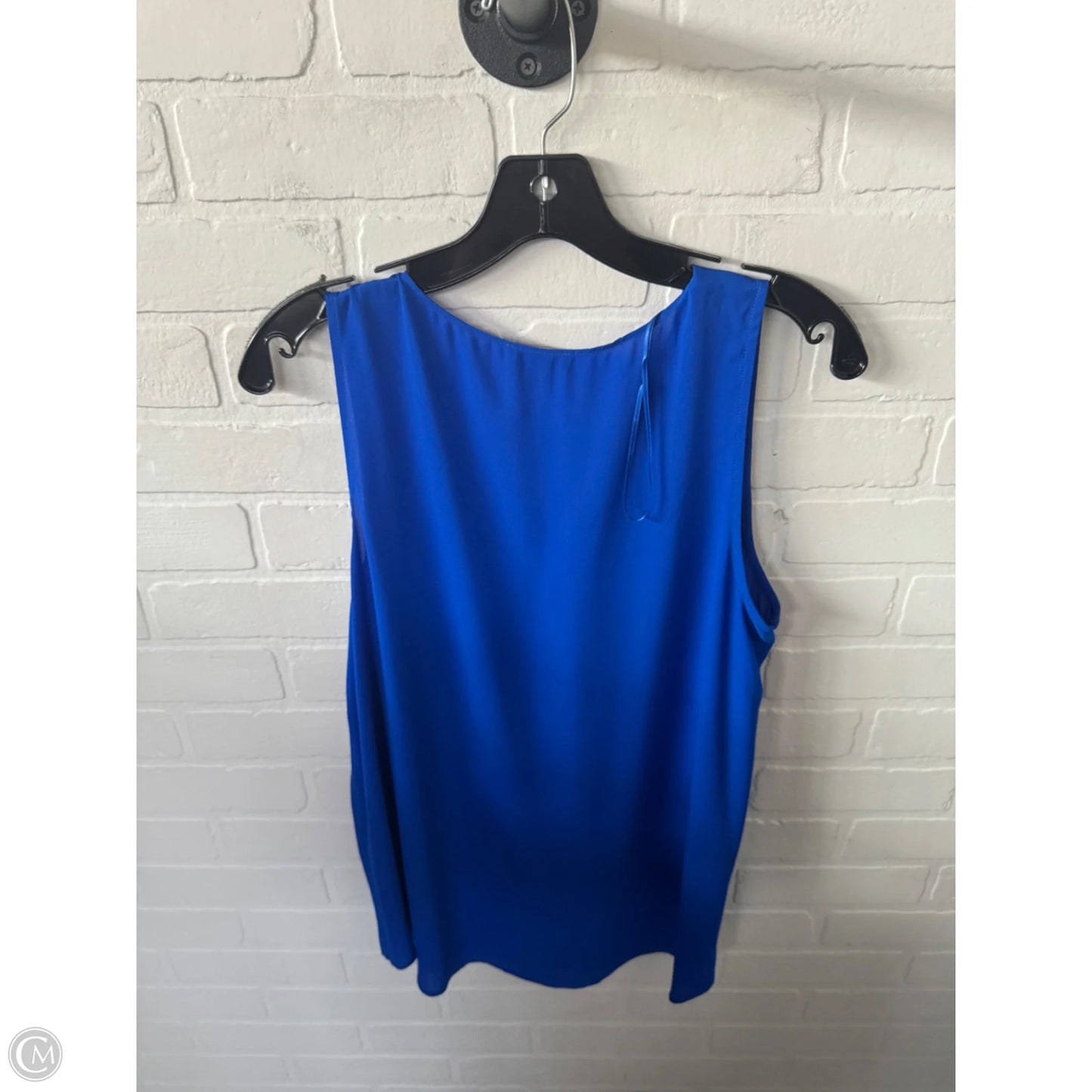 Blouse Sleeveless By Vince Camuto In Blue, Size: M