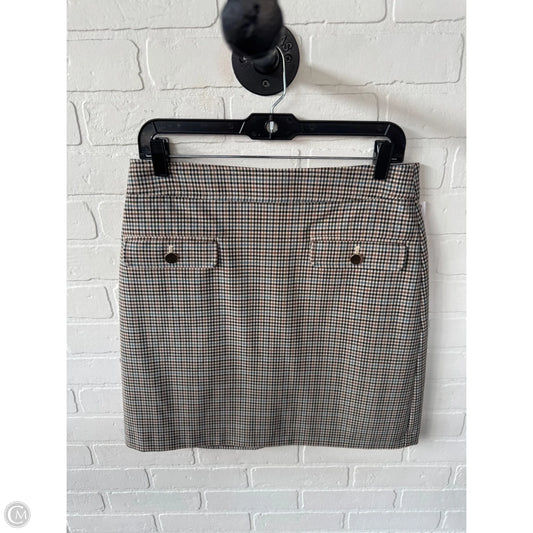 Skirt Mini & Short By Loft In Brown & Tan, Size: 6l