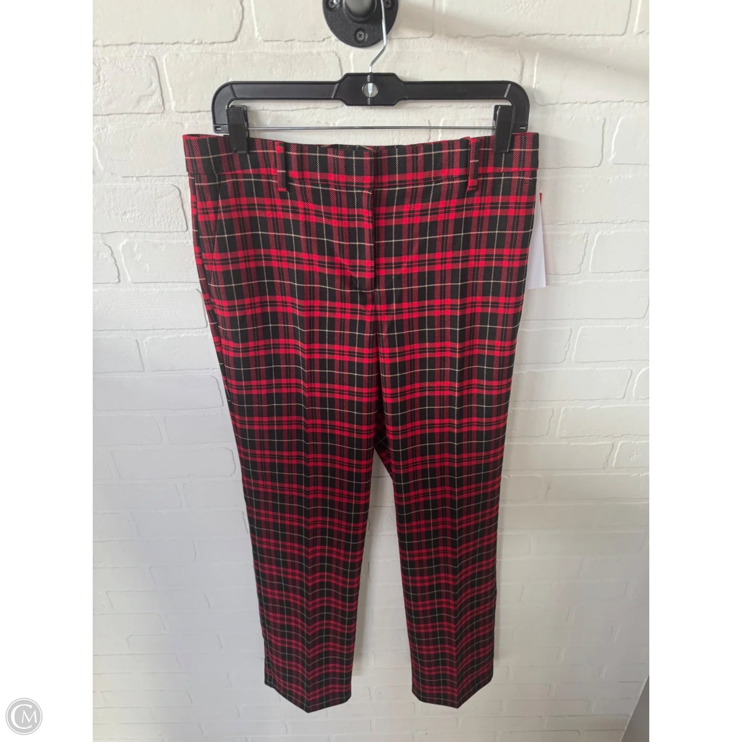 Pants Dress By Ann Taylor In Black & Red, Size: 4