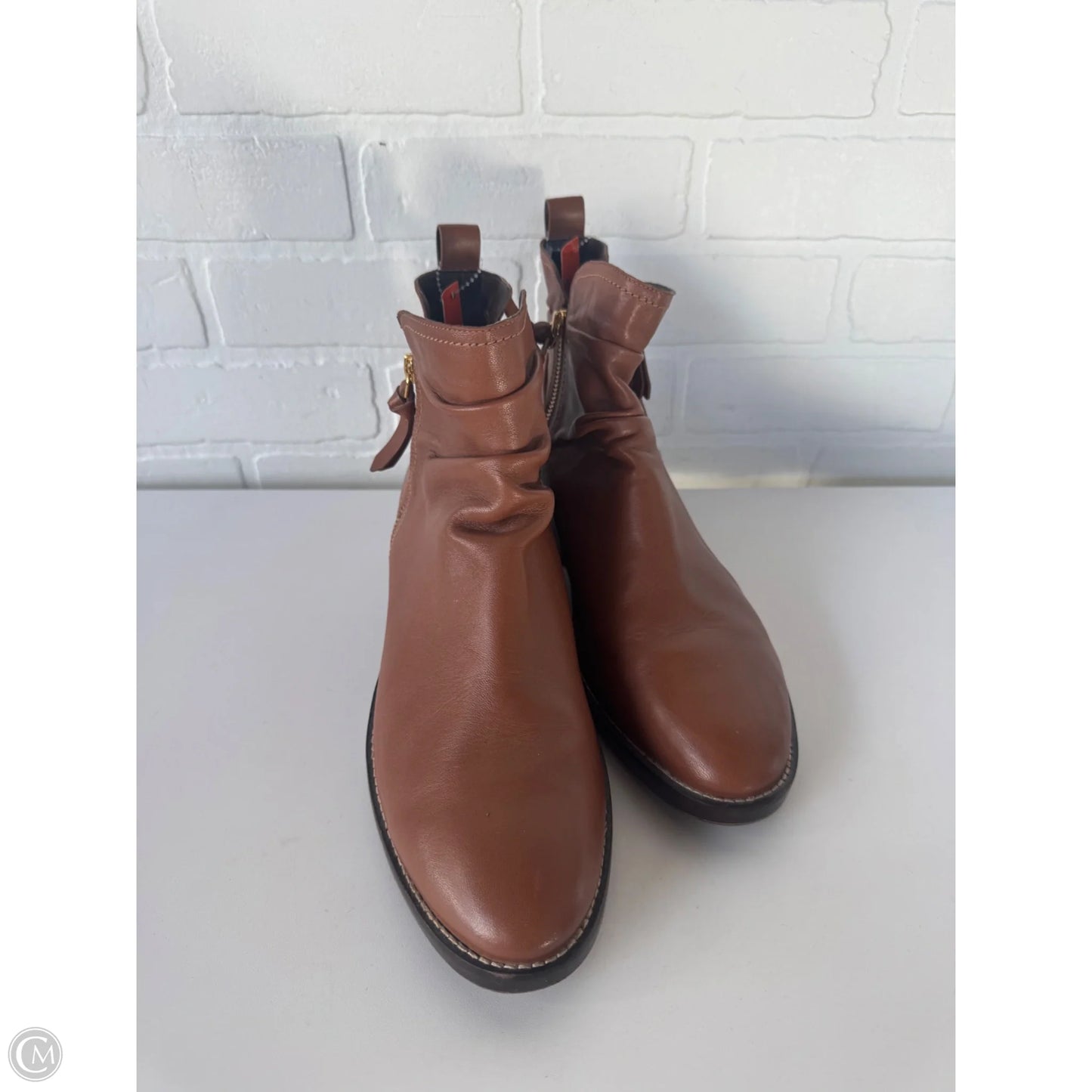 Boots Ankle Flats By Cole-haan In Brown, Size: 11