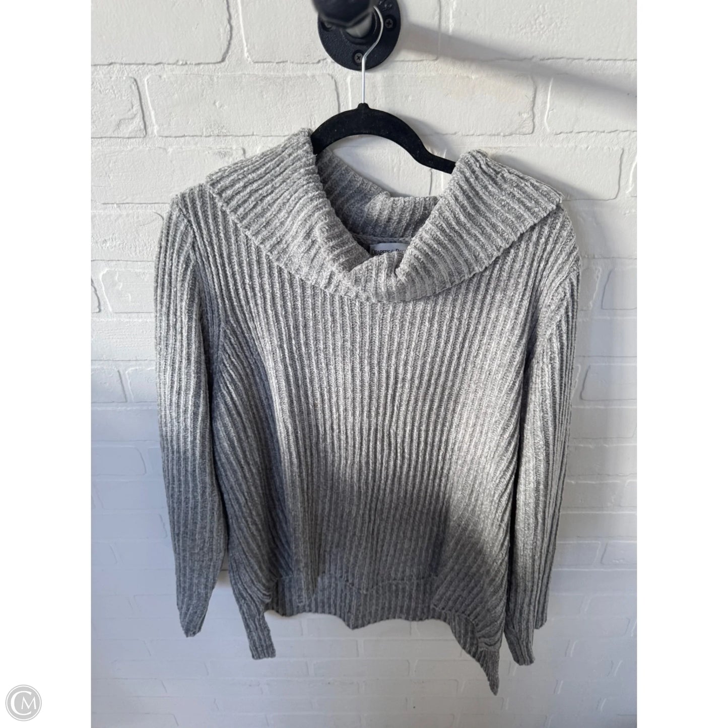Sweater By Cmc In Grey, Size: 1x