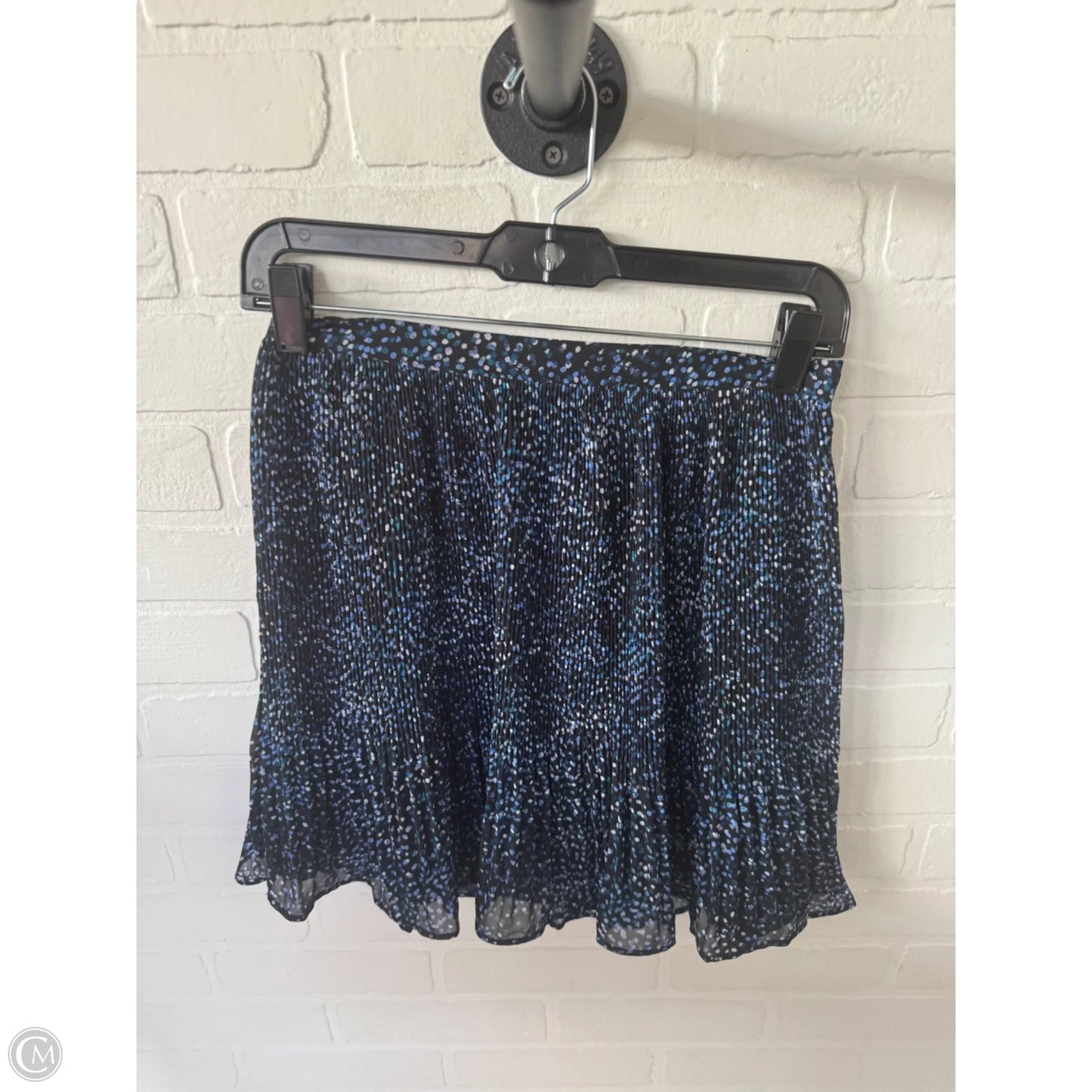 Skirt Mini & Short By Banana Republic In Black & Blue, Size: 2