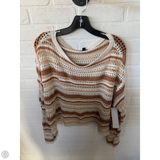 Sweater By Torrid In Brown & Tan, Size: 2x