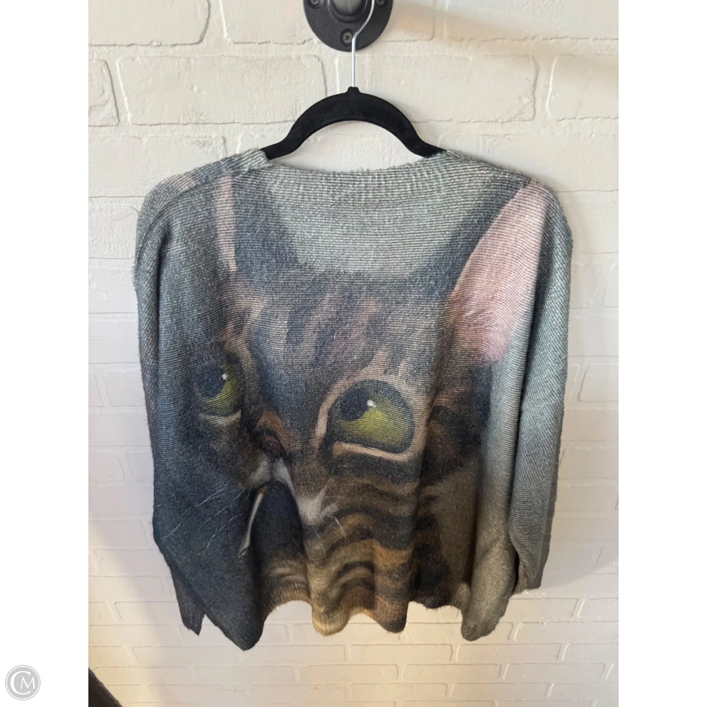 Sweater By Cmf In Green & Tan, Size: 3x