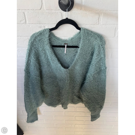 Sweater By Free People In Green, Size: L