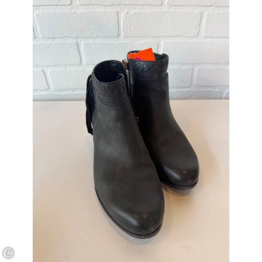 Boots Ankle Heels By Clarks In Black, Size: 8