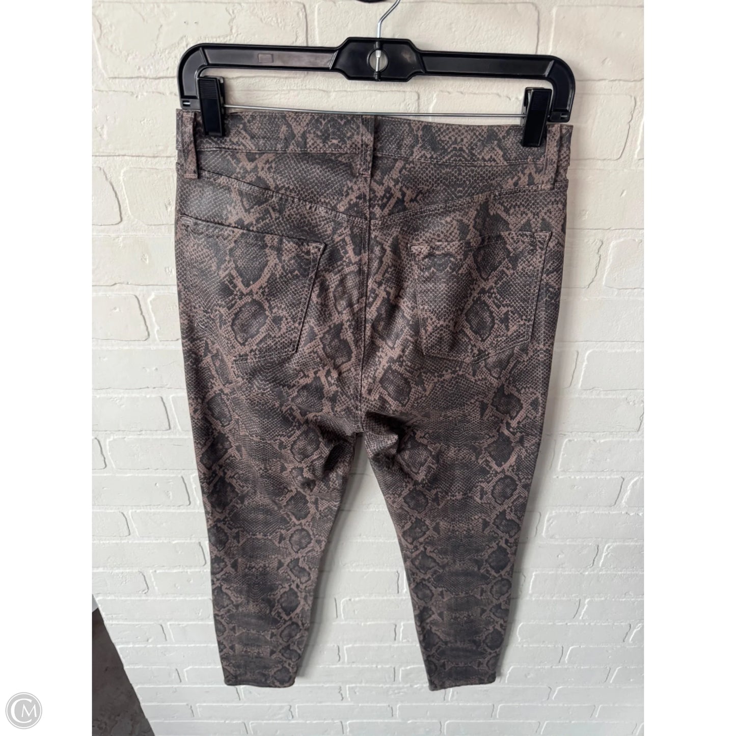 Jeans Skinny By J Brand In Snakeskin Print, Size: 8