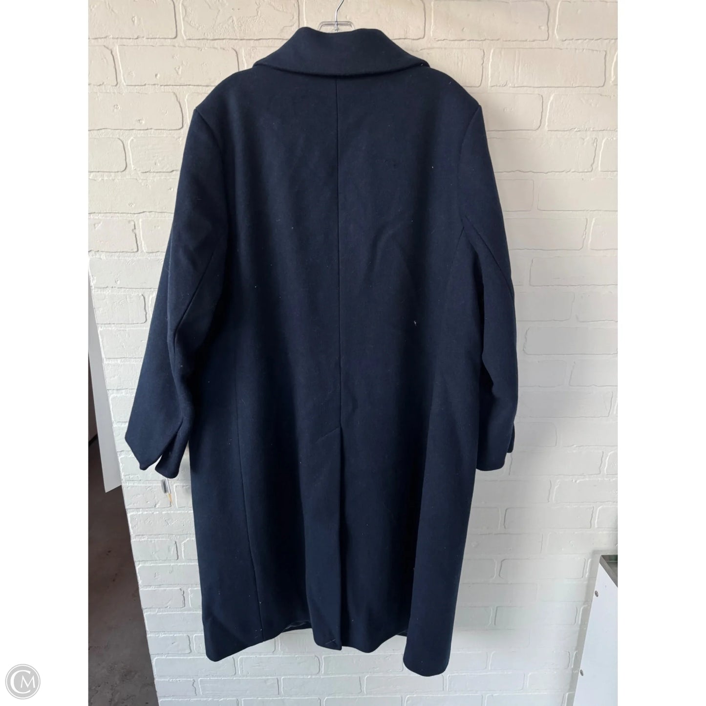 Coat Wool By Michael By Michael Kors In Navy, Size: 1x