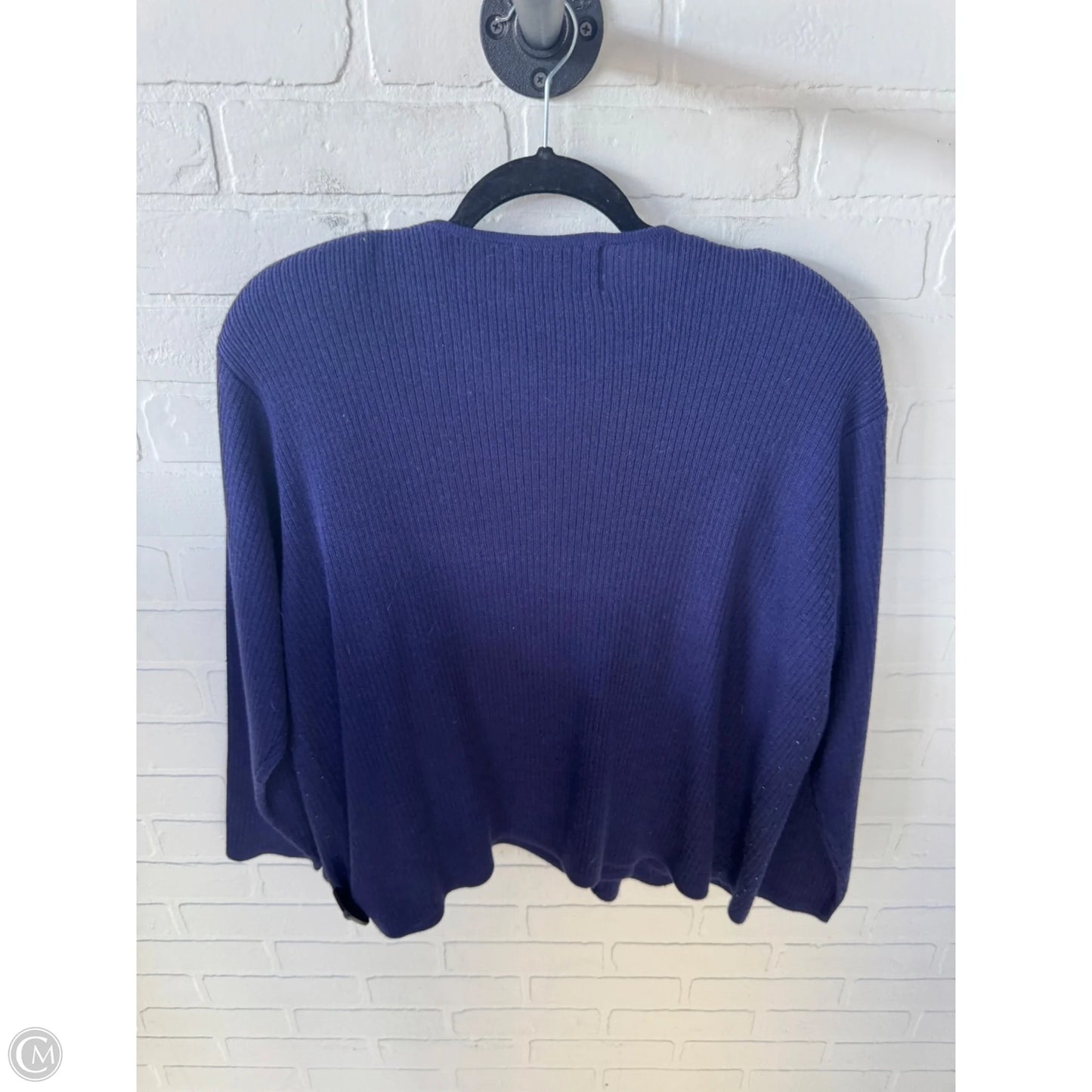 Sweater 2pc By Elisabeth In Blue, Size: 2x