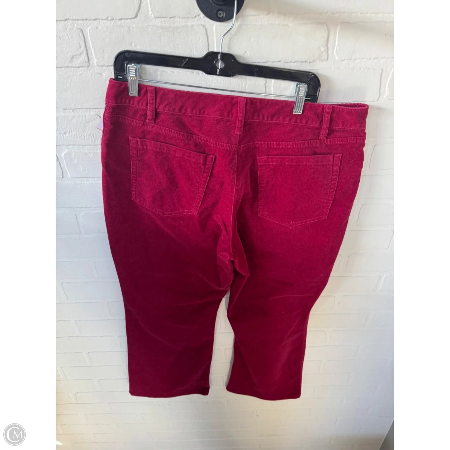 Pants Corduroy By Coldwater Creek In Red, Size: 16