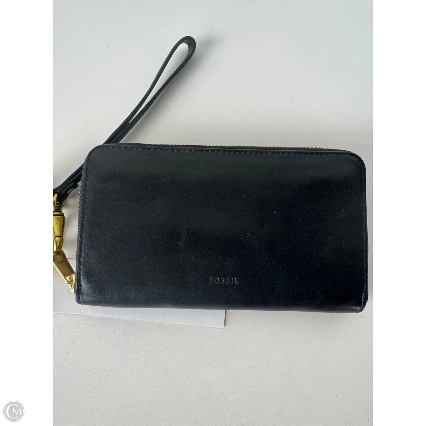 Wristlet Leather By Fossil, Size: Medium