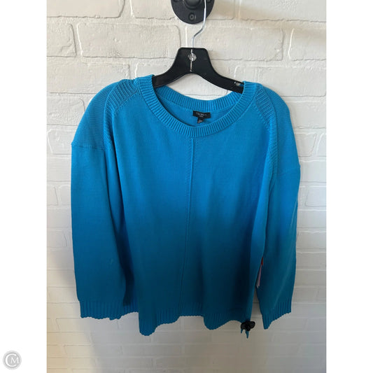 Sweater By Talbots In Blue, Size: Xlp