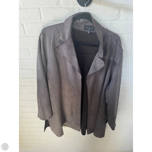 Jacket Other By Premise Studio In Grey, Size: 2x