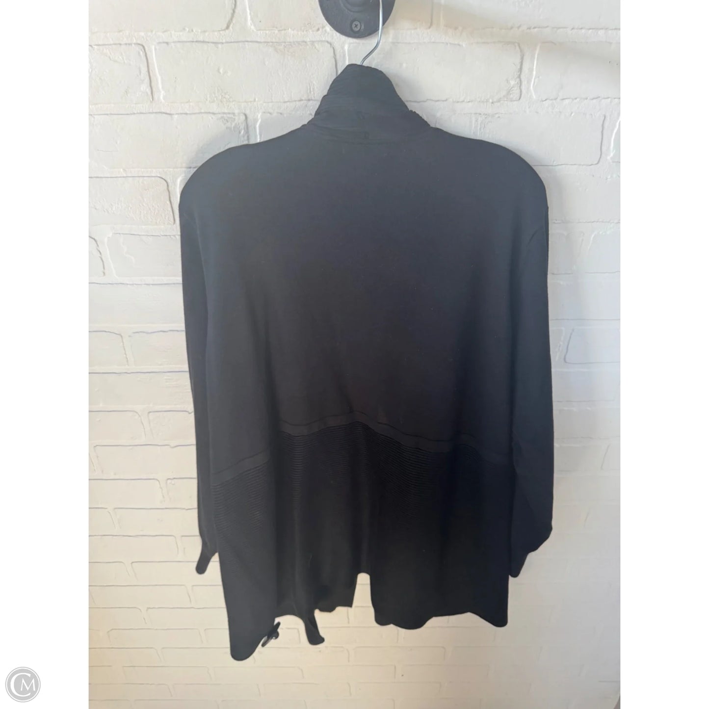 Sweater Cardigan By Chelsea And Theodore In Black, Size: 2x