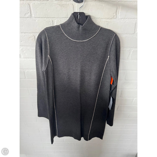 Dress Sweater By Max Studio In Grey, Size: M