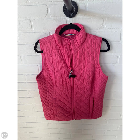 Vest Puffer & Quilted By Talbots In Pink, Size: Mp