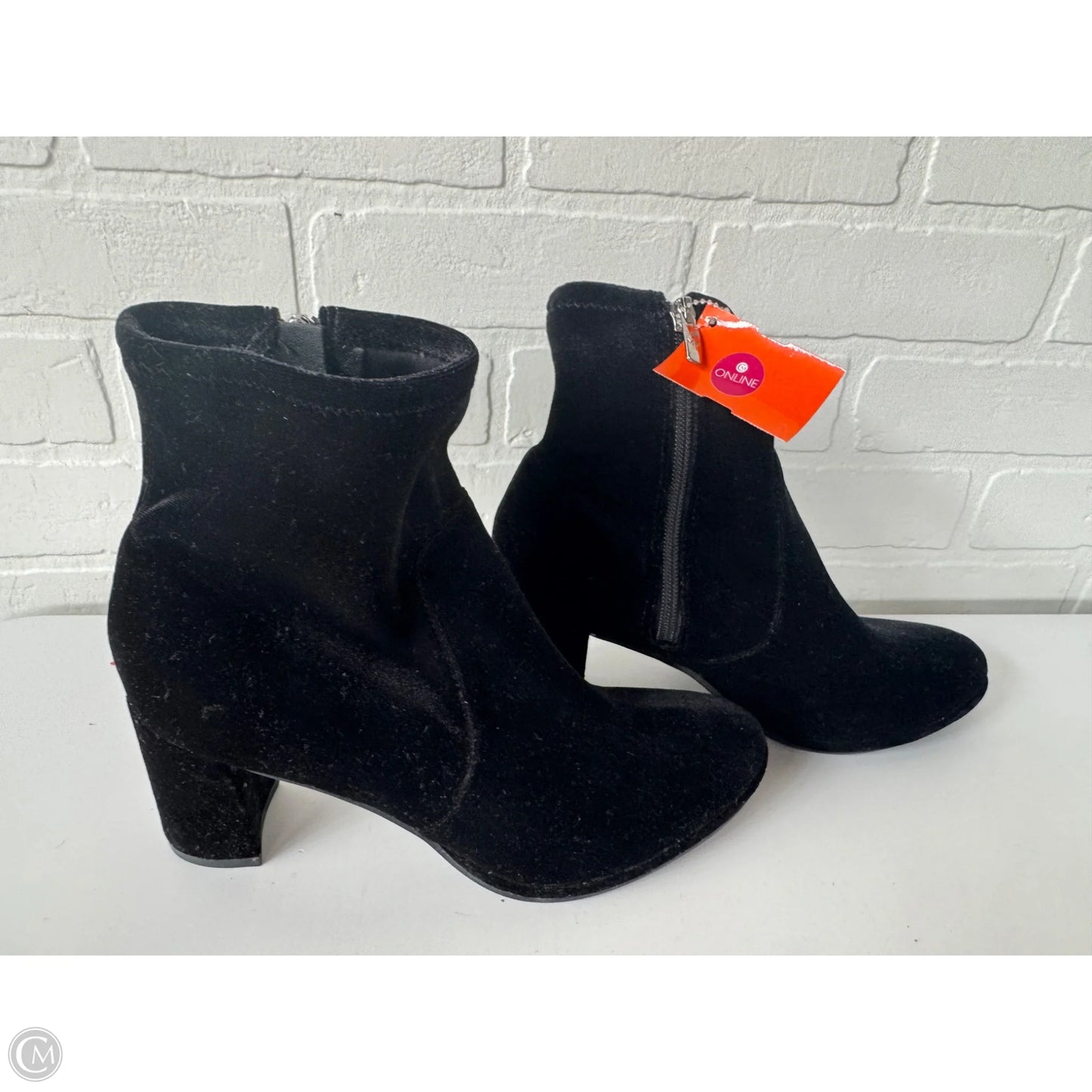 Boots Ankle Heels By Marc Fisher In Black, Size: 7.5