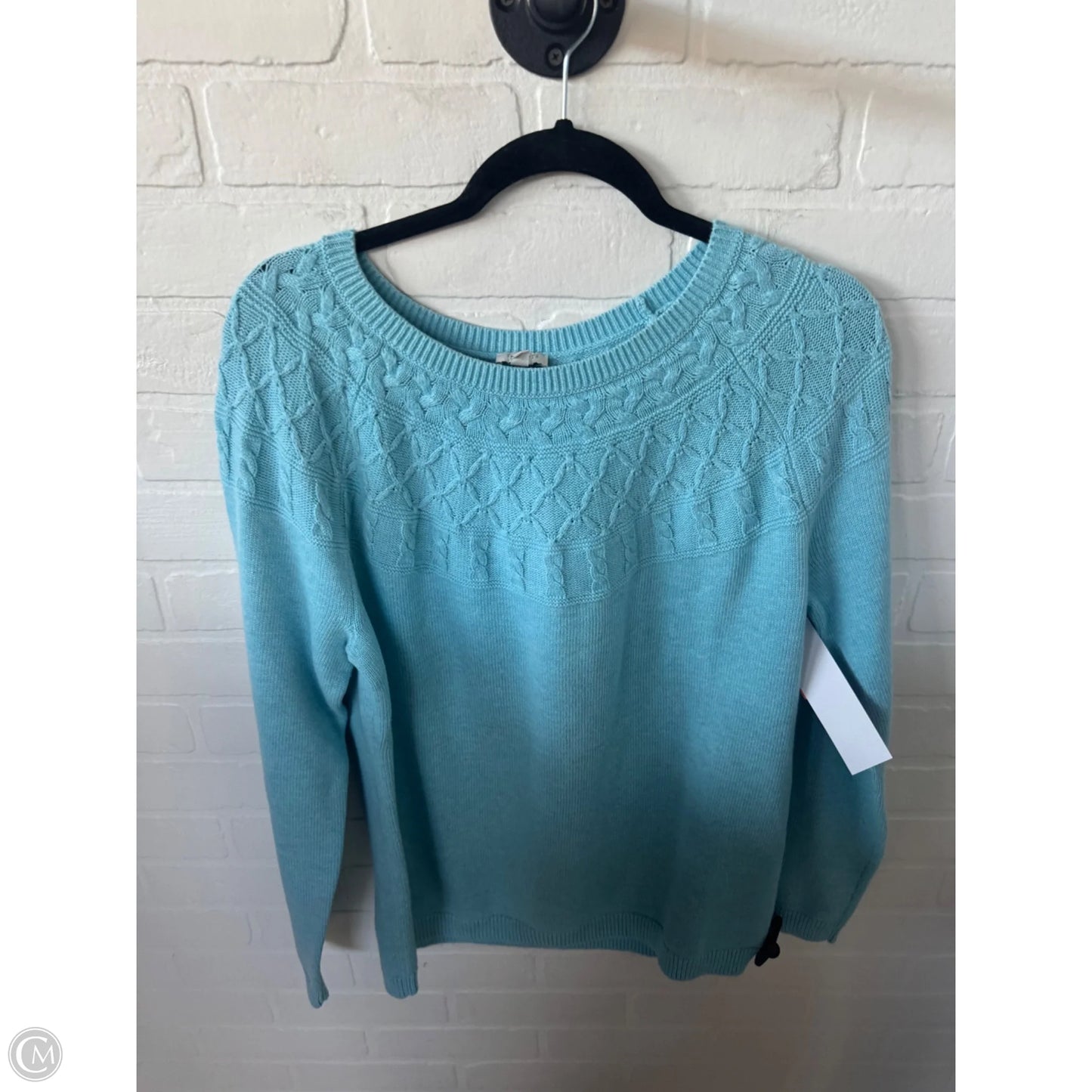 Sweater By Talbots In Blue, Size: L