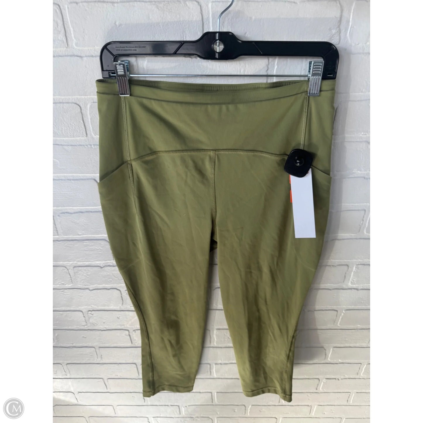 Athletic Capris By Lululemon In Green, Size: 10