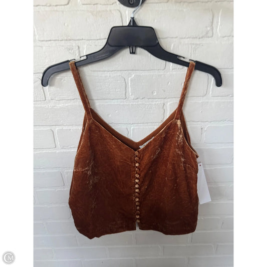 Top Sleeveless By Madewell In Brown, Size: Xs