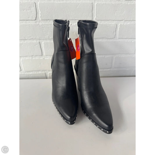 Boots Ankle Heels By Charles David In Black, Size: 5