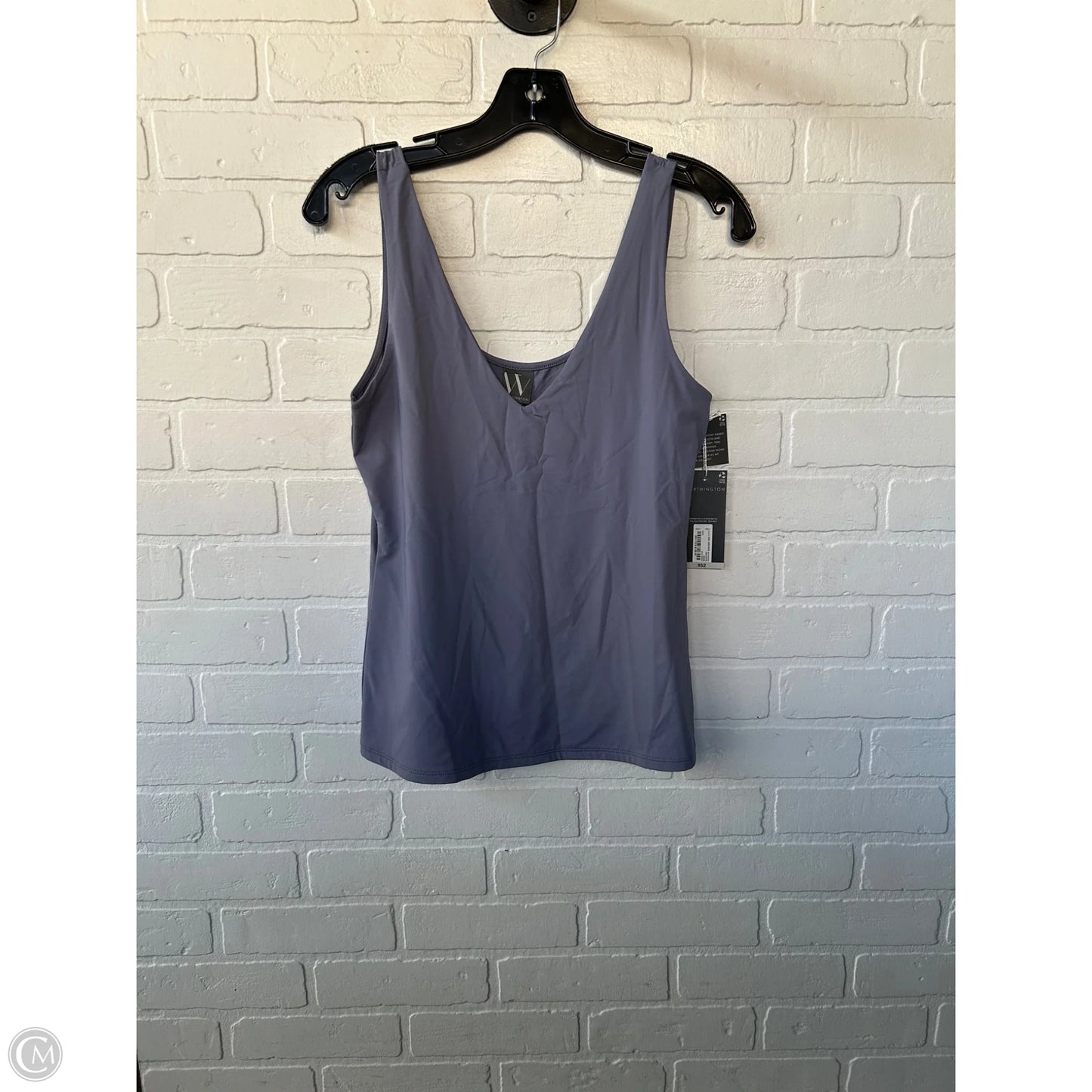 Top Cami By Worthington In Blue & Grey, Size: M