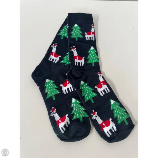 Socks By Clothes Mentor In Blue & Green, Size: Osfm