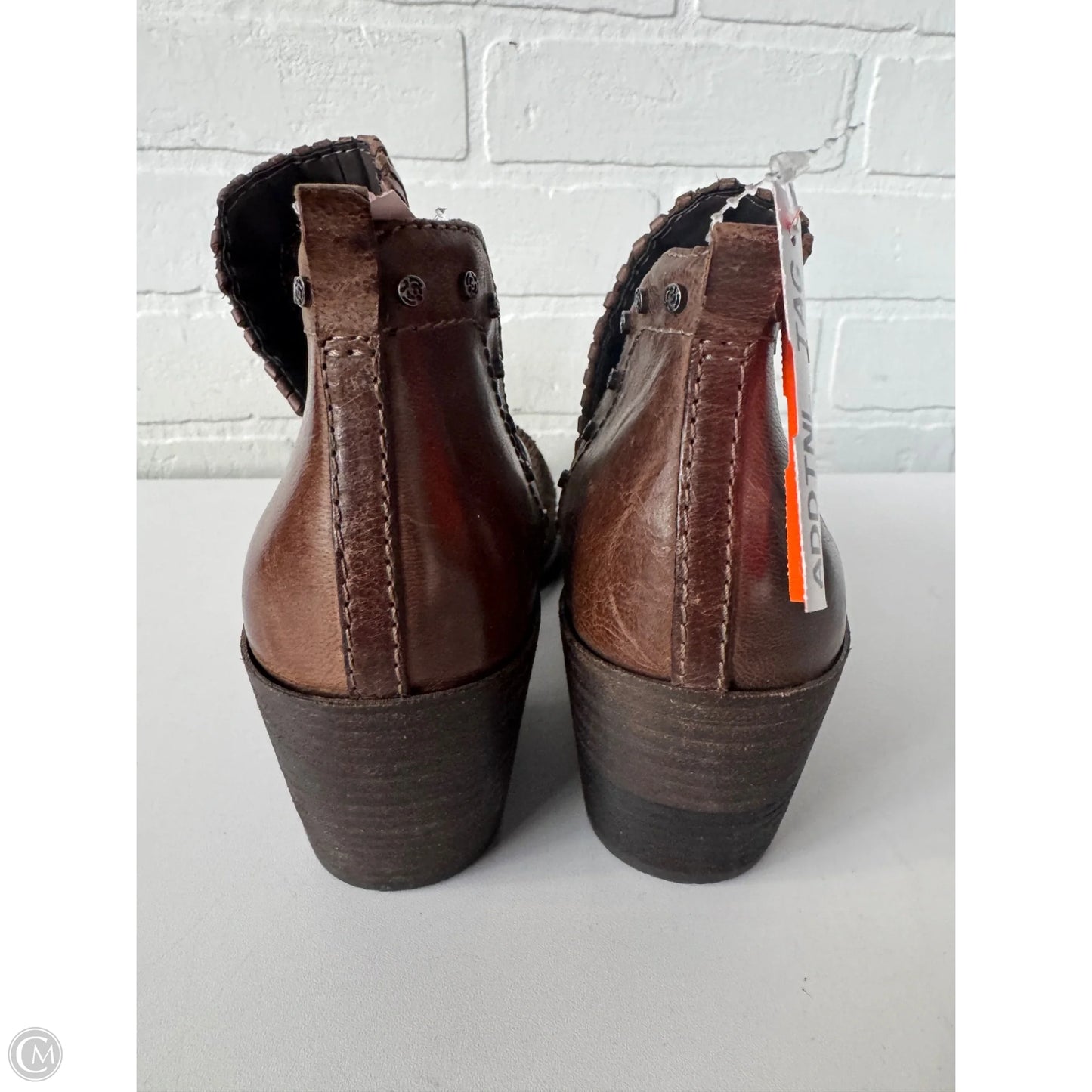 Boots Ankle Heels By Otbt In Brown, Size: 7