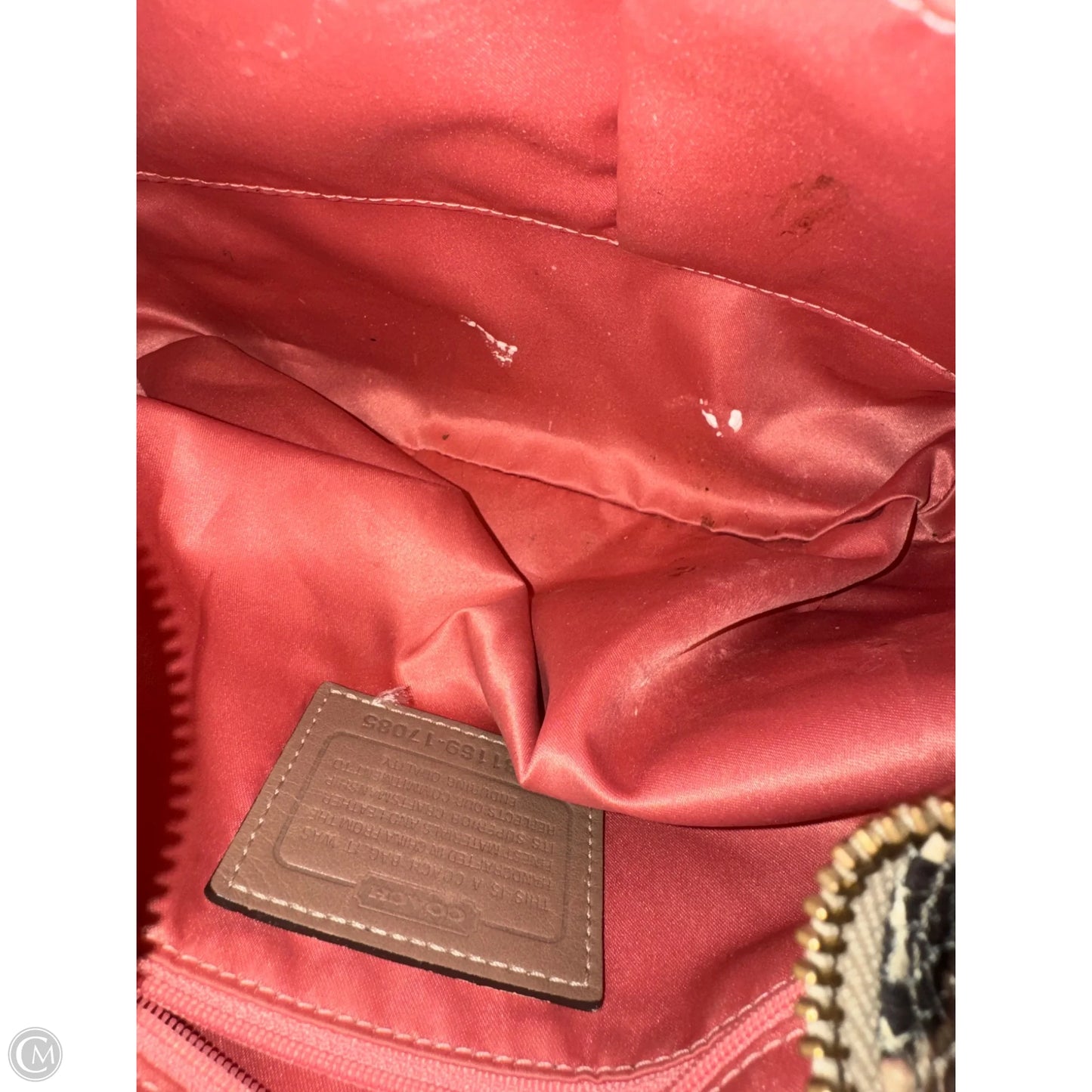 Handbag Designer By Coach, Size: Large