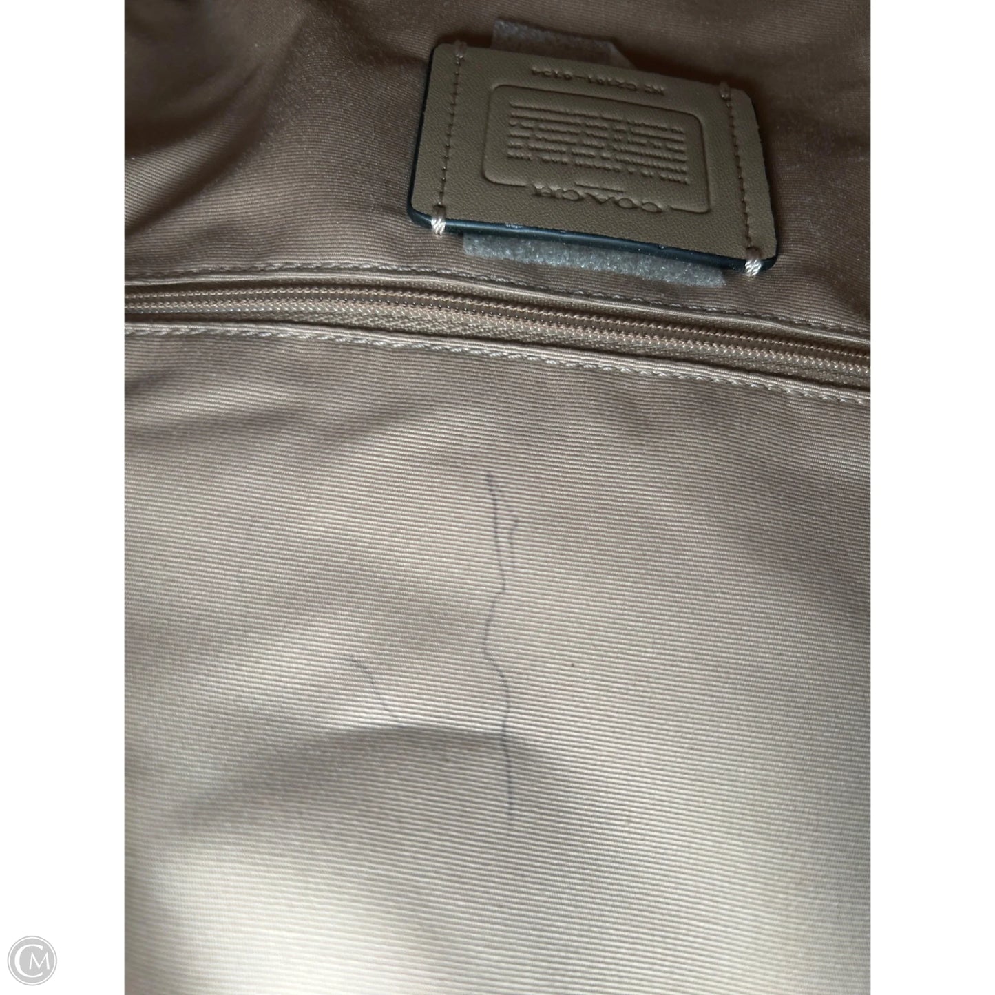 Handbag Designer By Coach, Size: Large